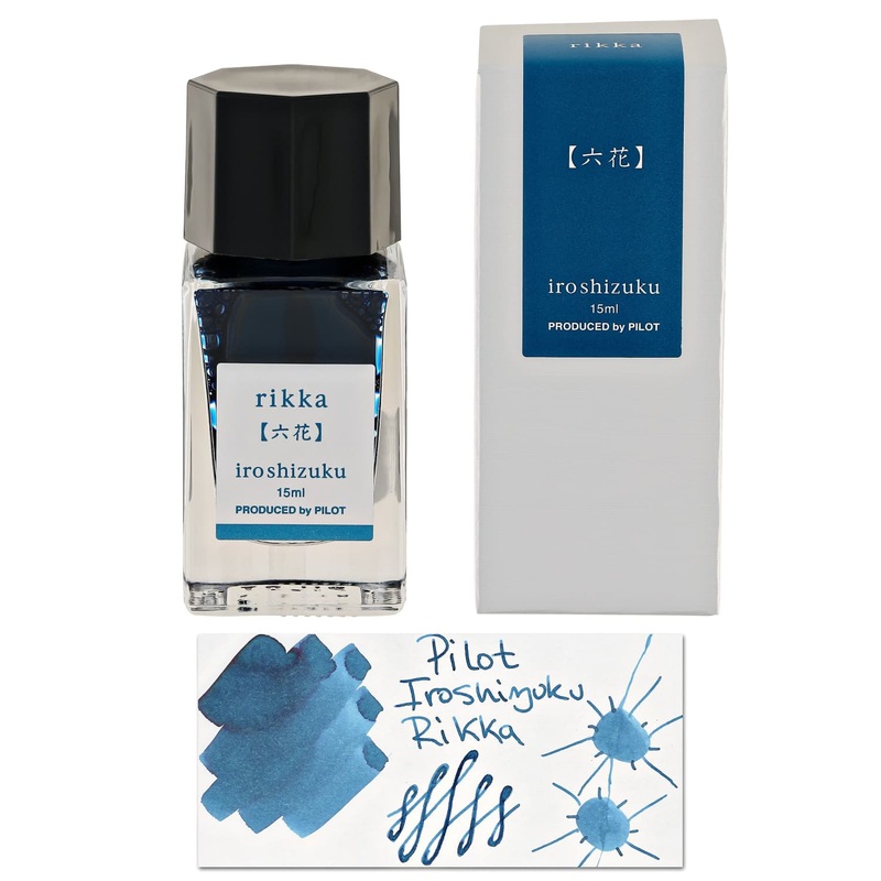 Pilot Iroshizuku Mini Bottled Ink in Rikka (Snow Crystal) – 15 mL