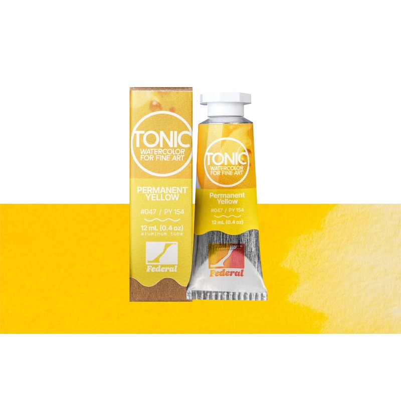 Tonic Watercolor, 12 mL Tube, #047 Permanent Yellow