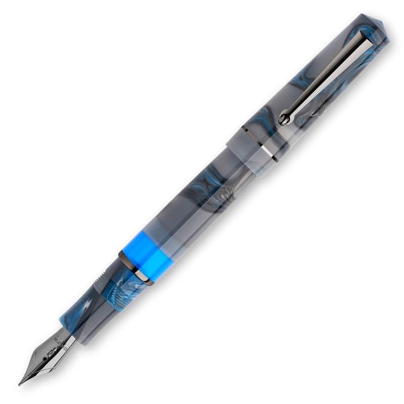 Delta Duna Fountain Pen – Grey Reflex Fine
