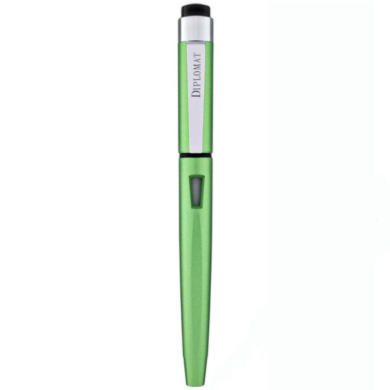 DIPLOMAT, Fountain Pen – MAGNUM LIME GREEN. Fine