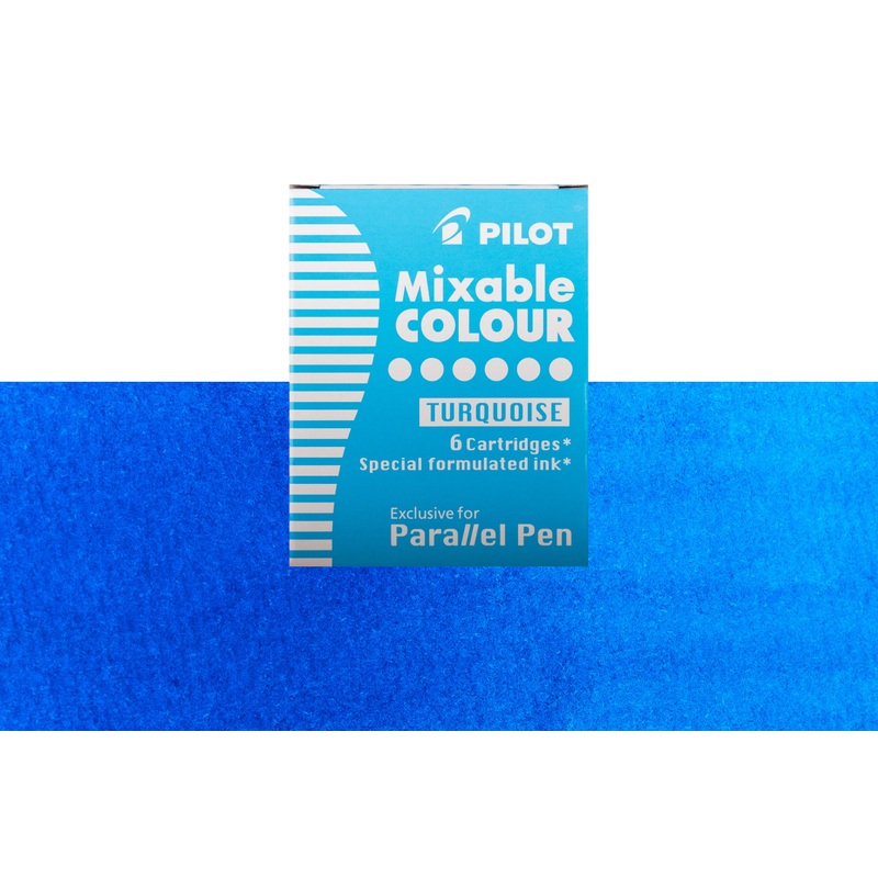 Pilot Mixable Colour Cartridges, Turquoise, Box of 6