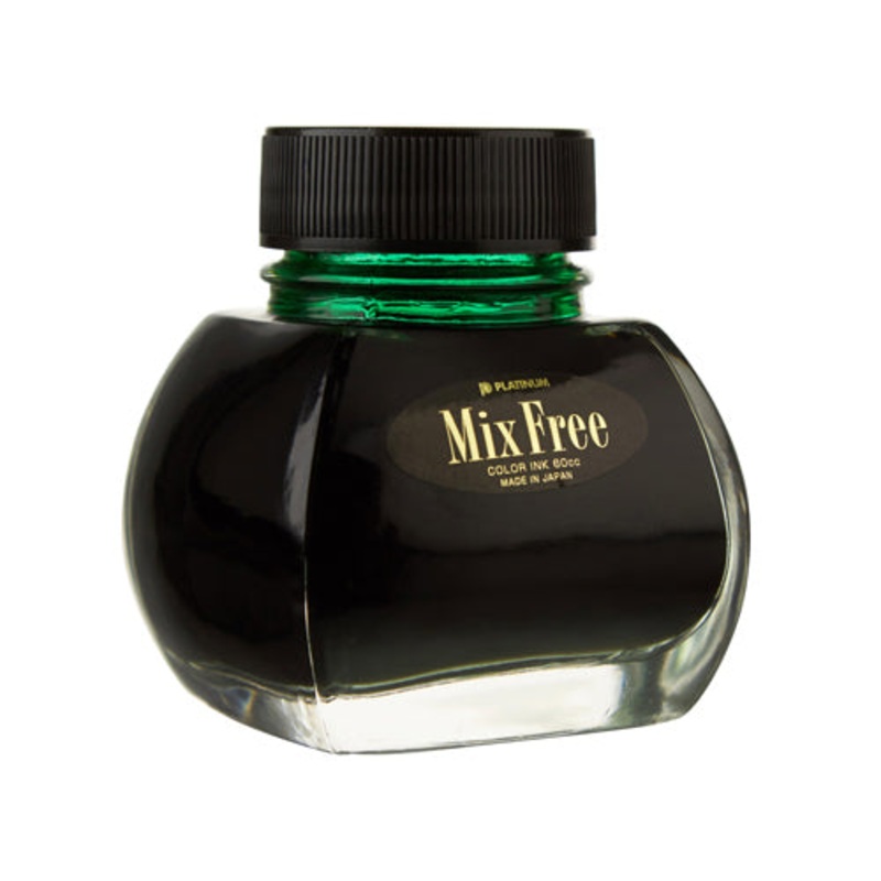 PLATINUM, Mixable Ink Bottle – LEAF GREEN 60ml.