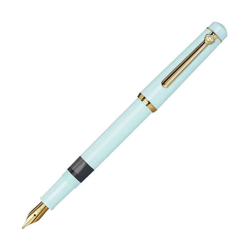Scrikss 419 Fountain Pen – Mint GT Medium