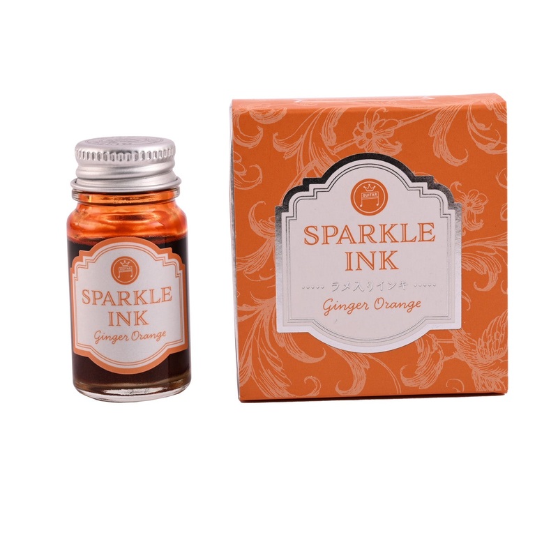 Teranishi Sparkle Ginger Orange Ink Bottle – 12ml