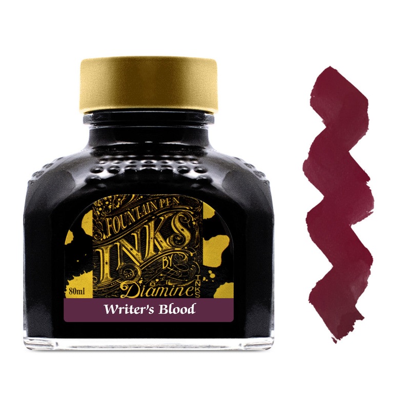 Diamine Bottled Fountain Pen Ink (80ml) – Writer’s Blood