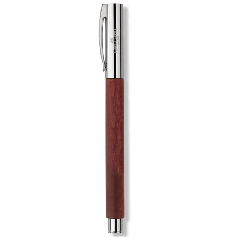 FABER CASTELL, Fountain Pen – AMBITION PEAR WOOD BROWN. Fine