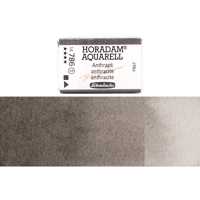 Horadam Watercolor Full Pan, #786 Anthracite