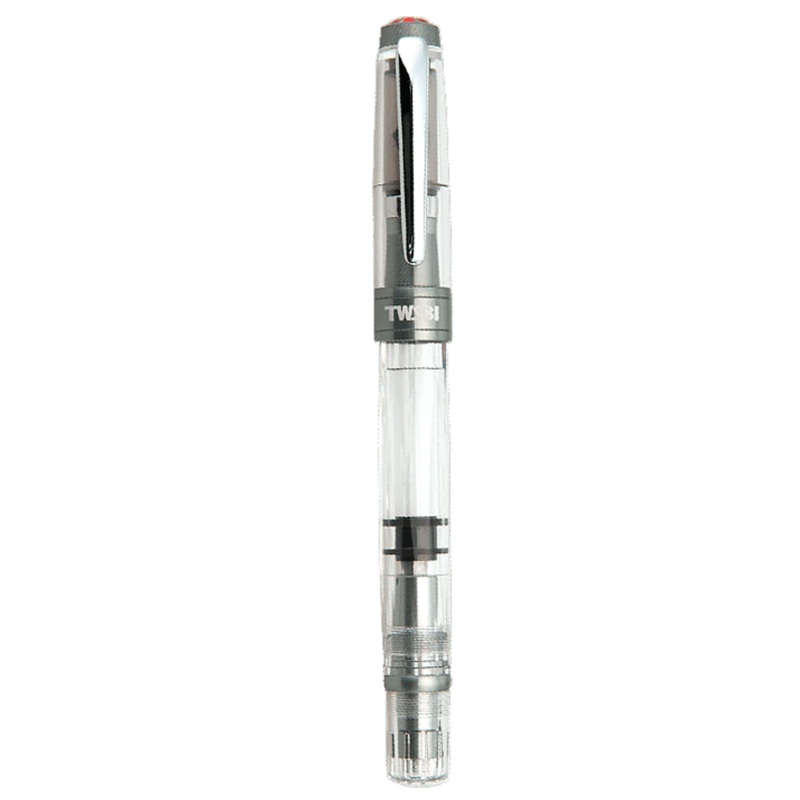 TWSBI, Fountain Pen – DIAMOND 580 AL R NICKEL GRAY. Fine