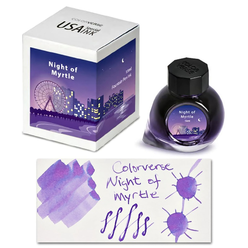 Colorverse USA Special Bottled Ink in South Carolina (Night of Myrtle) – 15mL