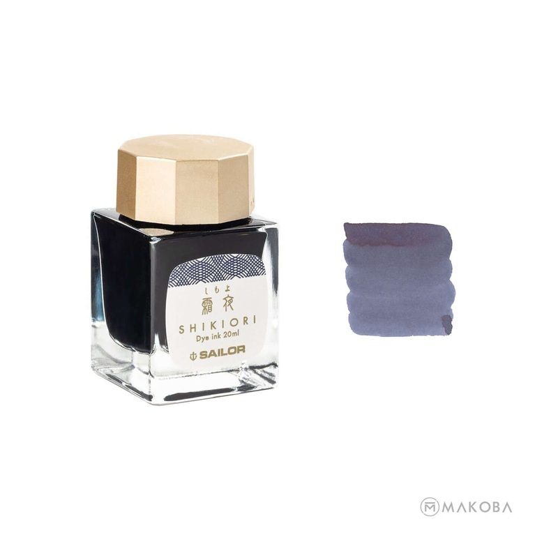 Sailor Shikiori Ink Bottle, Shimoyo (Frosty Night) – 20ml
