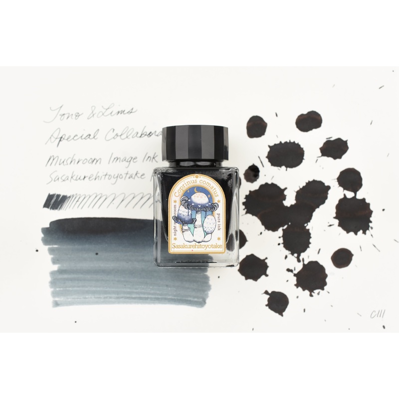 Tono & Lims Ink Bottle – Special Collaboration – mushroom image ink sasakurehitoyotake pure – 30ml