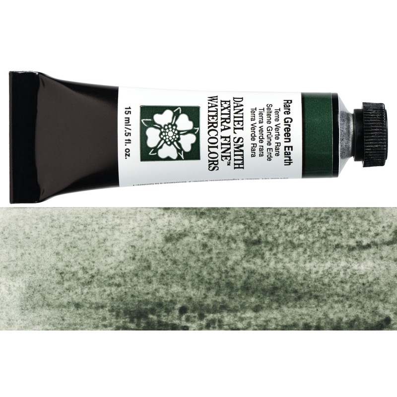 Daniel Smith Extra Fine Watercolor, 15 mL, Rare Green Earth