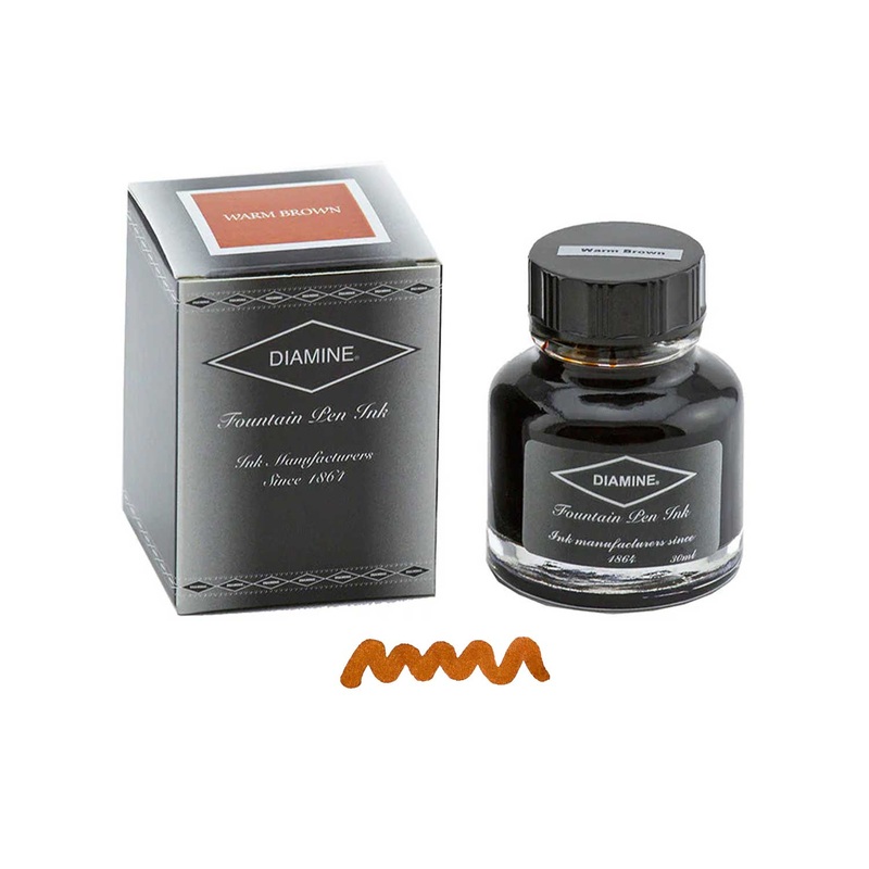 Diamine Warm Brown Ink Bottle – 30ml