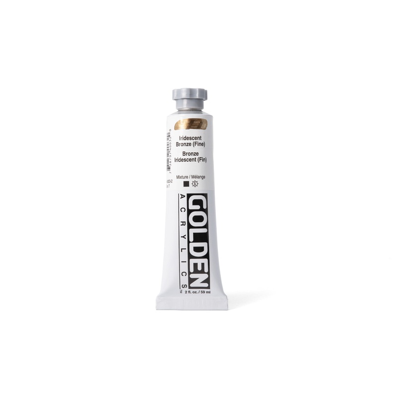 Golden Heavy Body Acrylics, Iridescent Bronze (Fine), 2 oz. Tube