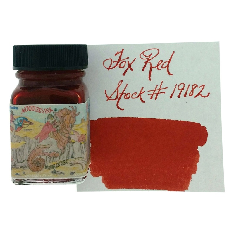 Noodler’s 19182 Fox Red Ink Bottle, Red – 29ml