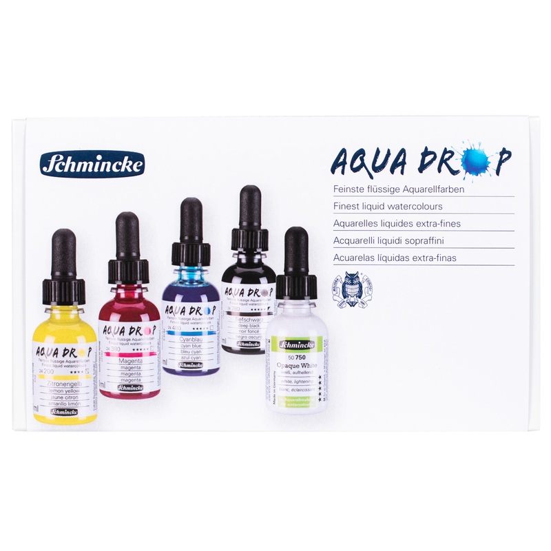 Aqua Drop Liquid Watercolors, Modern Mixing Set