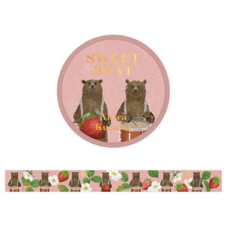 Cozyca – Akira Kusaka Foil Stamping Washi Tape (Coming Soon) Sweet Beat