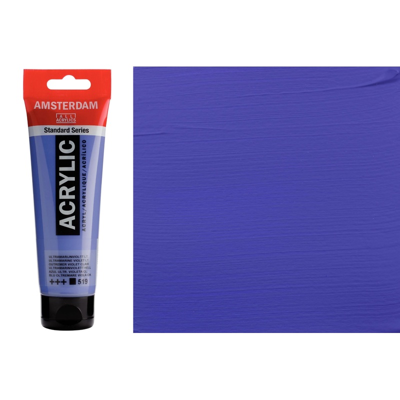 Amsterdam Standard Acrylic Colors, 120 mL, Ultramarine Violet Light