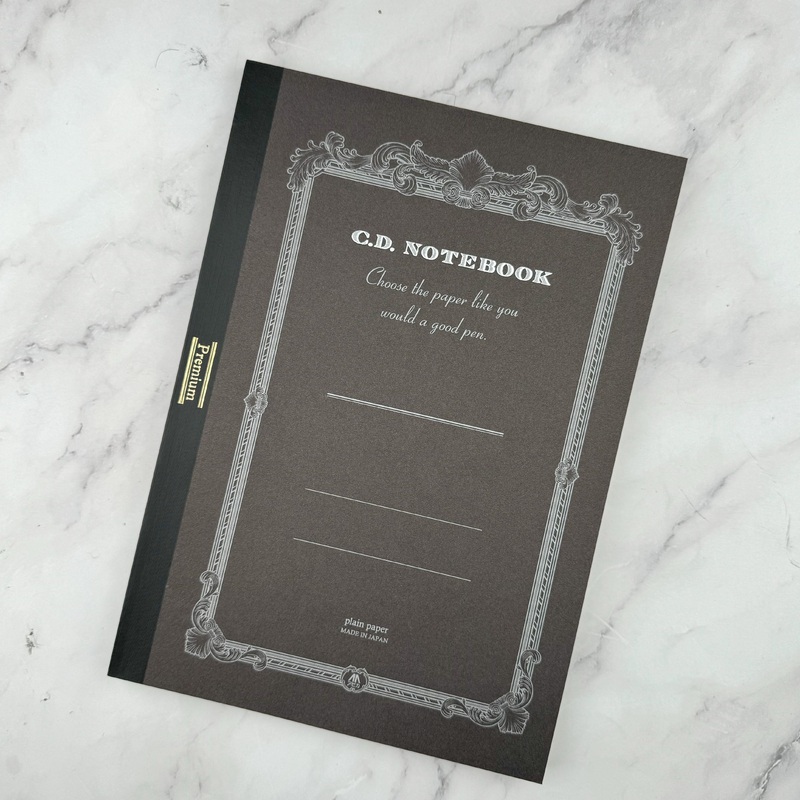 Apica Premium CD Notebook – Black – Blank – A4