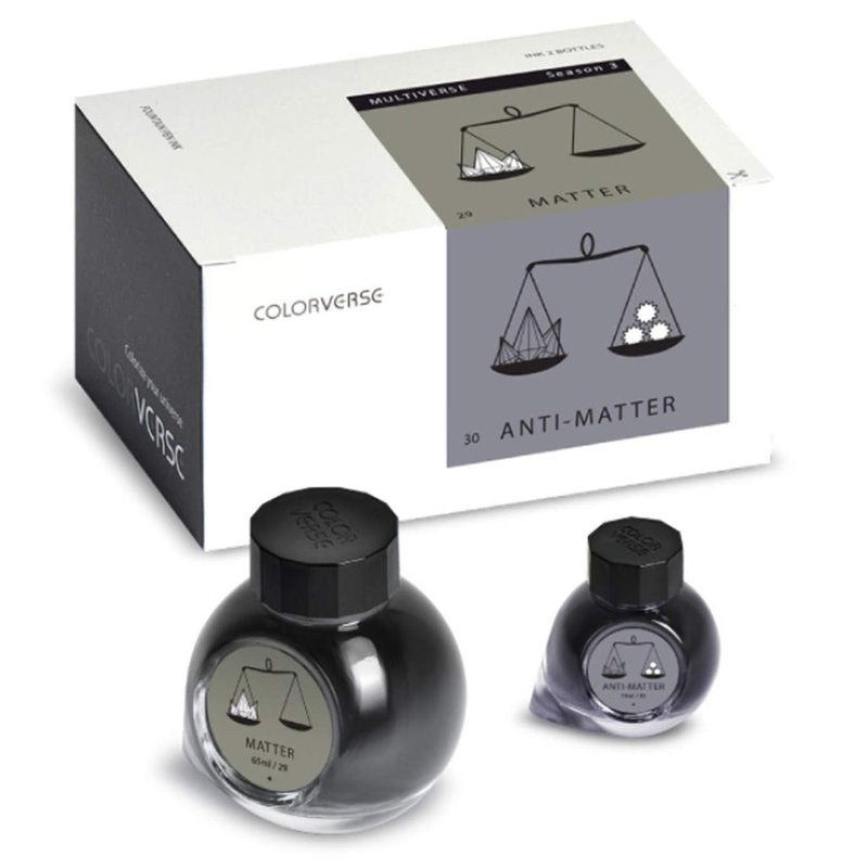 COLORVERSE, Ink 2 Bottles – MULTIVERSE Season 3 MATTER & ANTI-MATTER (65ml+15ml).