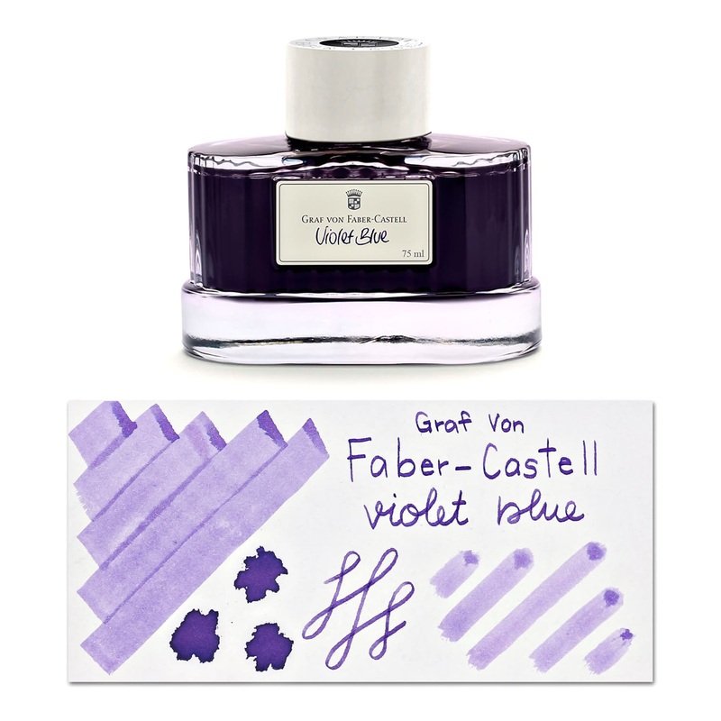 Graf von Faber-Castell Bottled Ink in Violet Blue – 75 mL
