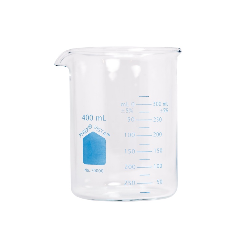 Pyrex Vista Low Form Beaker, 400 mL