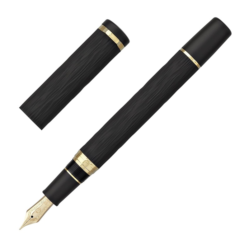 Sailor Ebonite Sculpture Fountain Pen in Yokaze (Night Breeze) – 21K Gold Medium