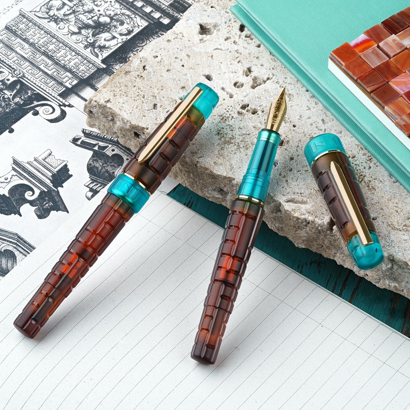 Tessera – Ribbon Turquoise Schmidt #6 Steel Nib Fine