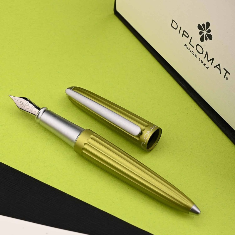 Diplomat Aero Fountain Pen – Citrus Extra Fine
