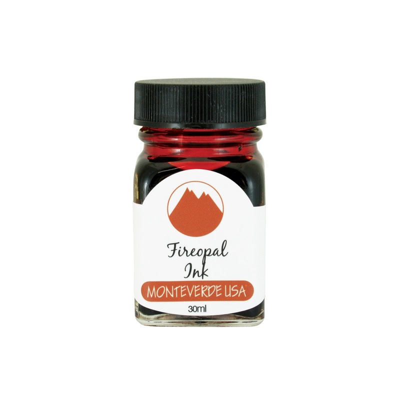 Monteverde Gemstone Fireopal Ink Bottle, Orange – 30ml