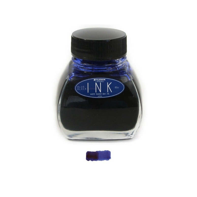 PLATINUM, Dye Ink Bottle – BLUE BLACK.
