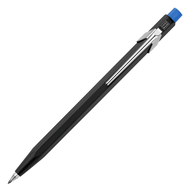Caran d’Ache Fixpencil 2mm Mechanical Pencil – Matt Black & Blue