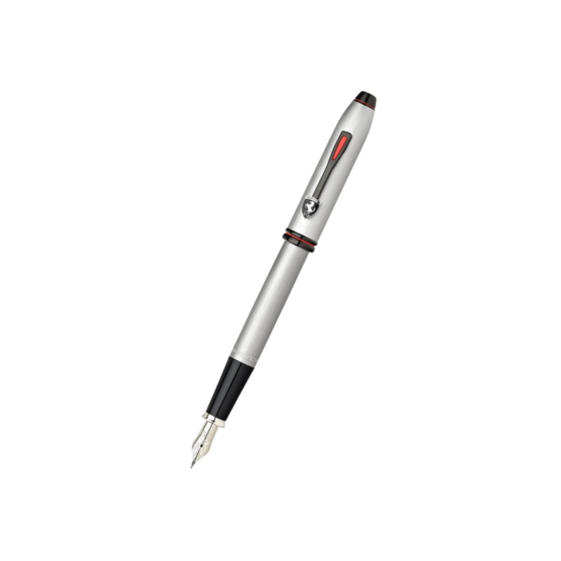 Cross Ferrari Townsend Fountain Pen – Chrome/ Aluminum Gray