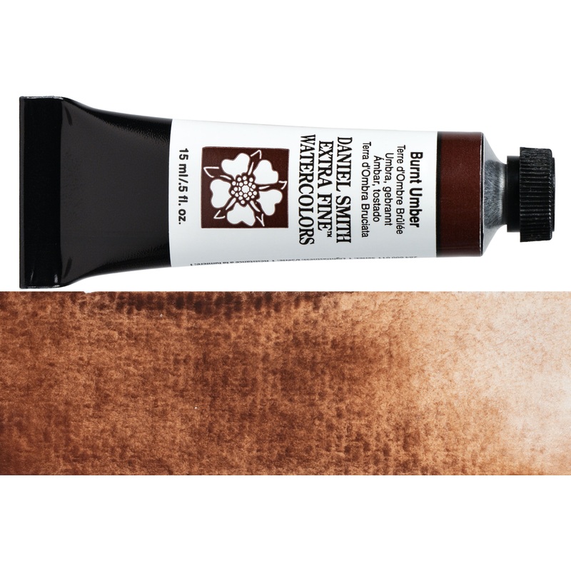 Daniel Smith Extra Fine Watercolor, 15 mL, Burnt Umber