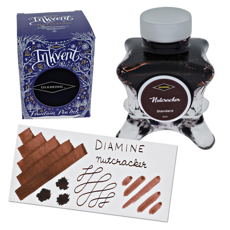 Diamine Inkvent Blue Edition Standard Bottled Ink in Nutcracker – 50 mL