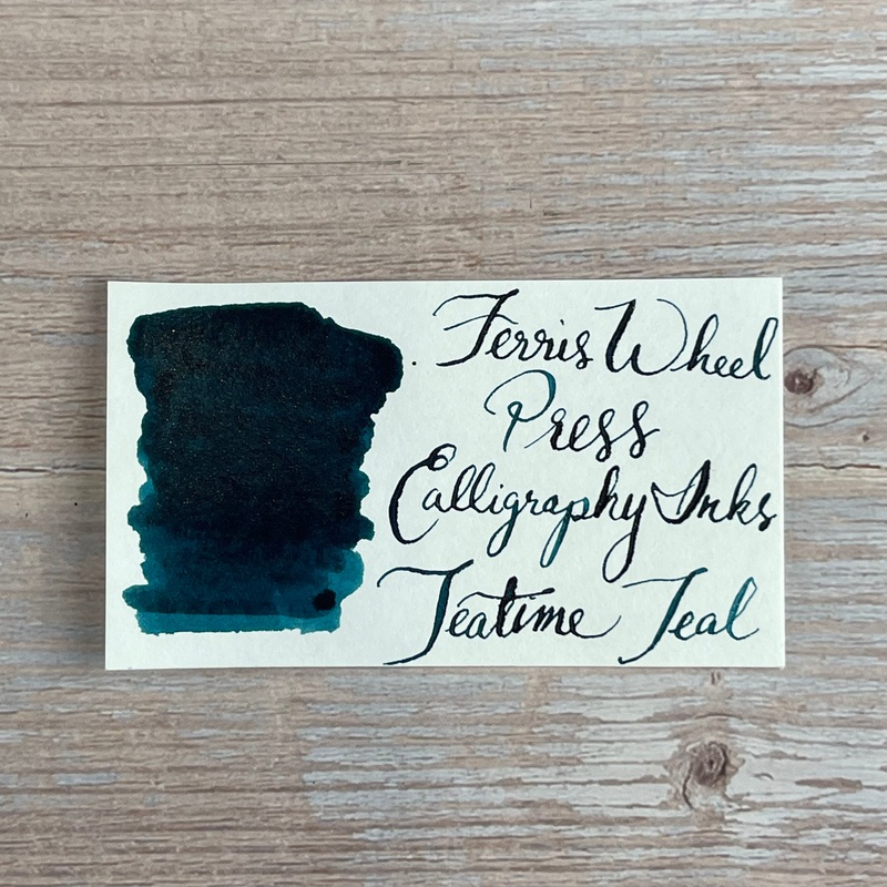 Ferris Wheel Press Teatime Teal – 28ml Calligraphy Bottled Ink