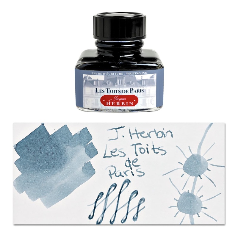 J. Herbin Ink Paris Collecton in Les Toits de Paris Grey  – 30ml