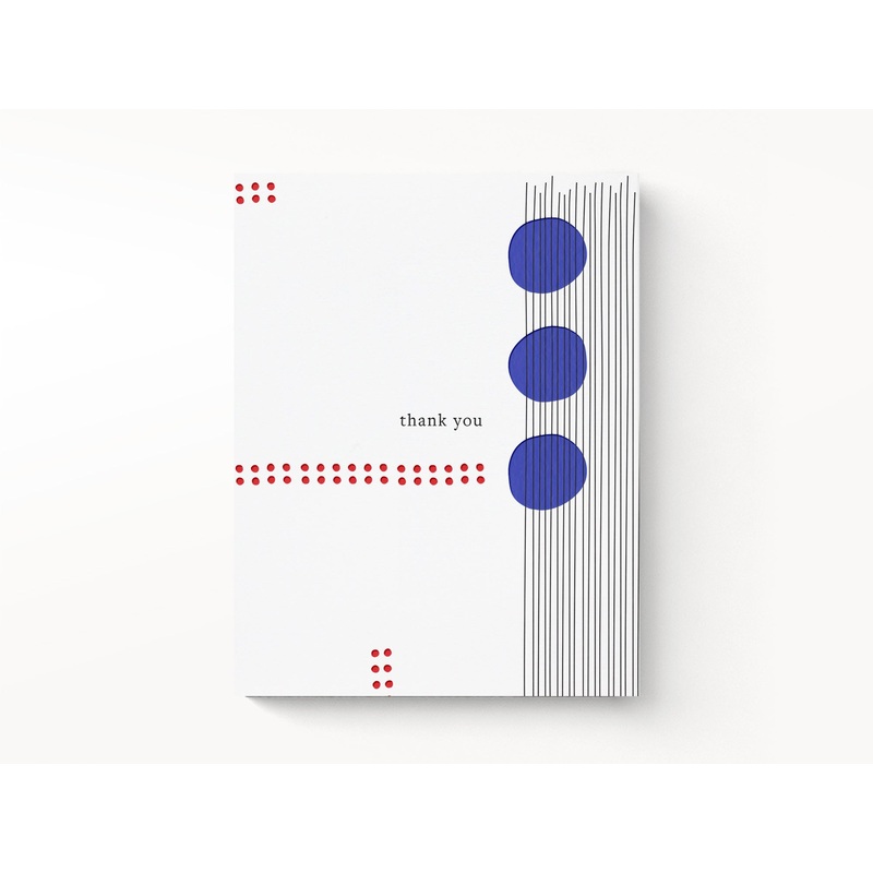 Jazz Thank You Greeting Cards, Box of 6