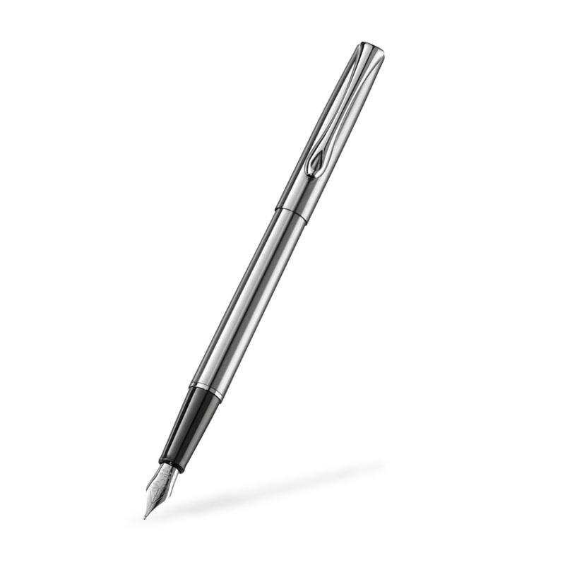 Diplomat Traveller Fountain Pen – Stainless Steel Fine