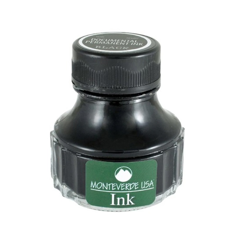 Monteverde Permanent Documental Ink Bottle, Black – 90ml
