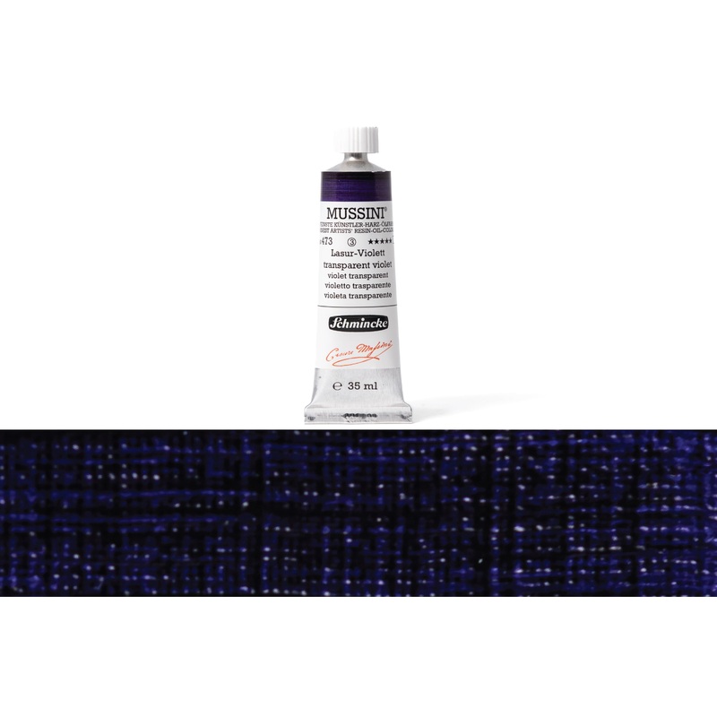 Mussini Oil Colors, 35 mL, #473 Transparent Violet