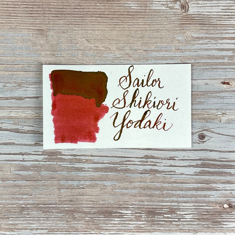 Sailor Shikiori Ink Cartridges – Yodaki (Red Brown)