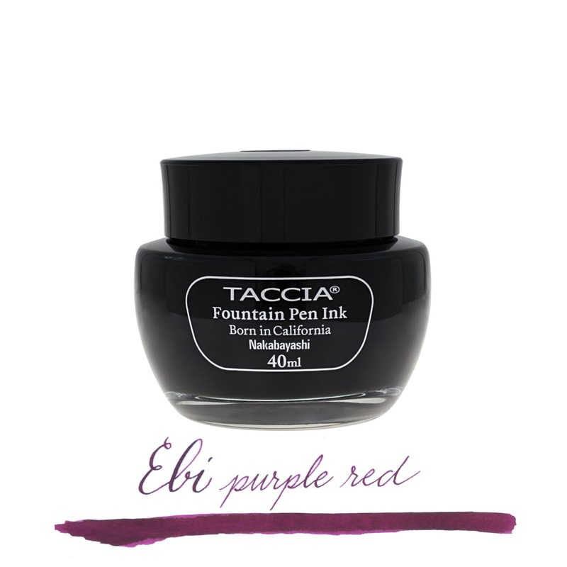 Taccia Bottled Ink in Ebi Purple Red – 40 mL