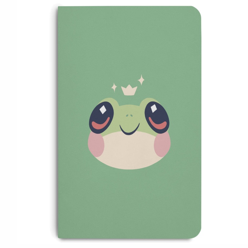 *Clearance* MEMMO Bush Buddies A6 Notebook – Finn Frog, Lined