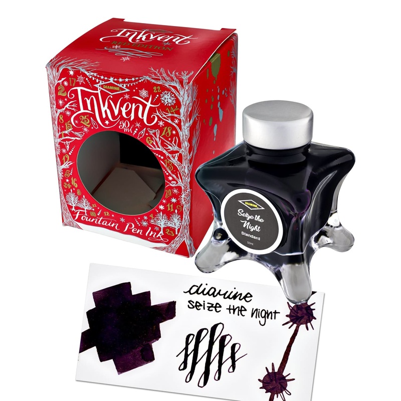 Diamine Inkvent Red Edition Standard Bottled Ink in Seize the Night – 50 mL