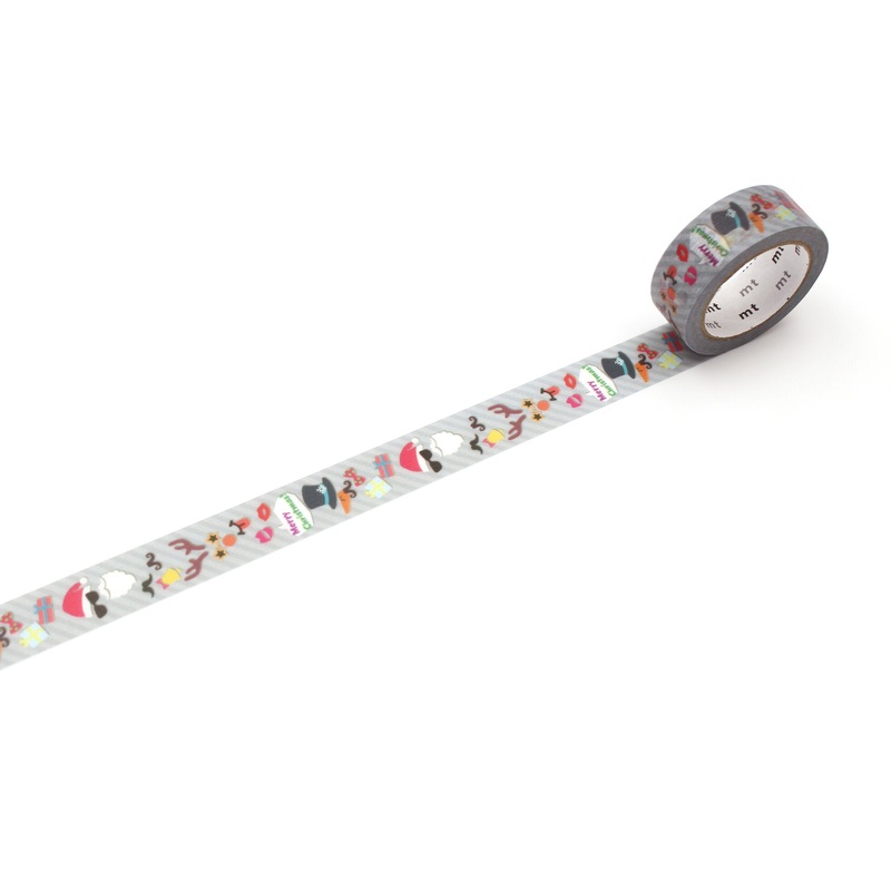 mt Washi Tape – Christmas Face
