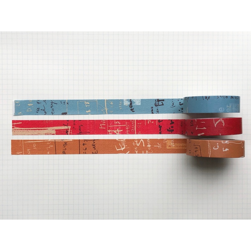 Classiky – Yoko Inoue Graffiti B Masking Tape – Set of 3