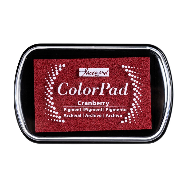 ColorPad Archival Pigment Ink Pad, Cranberry