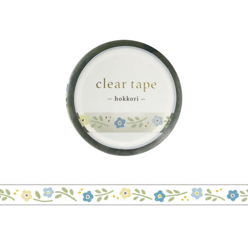 Mind Wave Clear Tape – Hokkori Series – Hana (Flower) 2