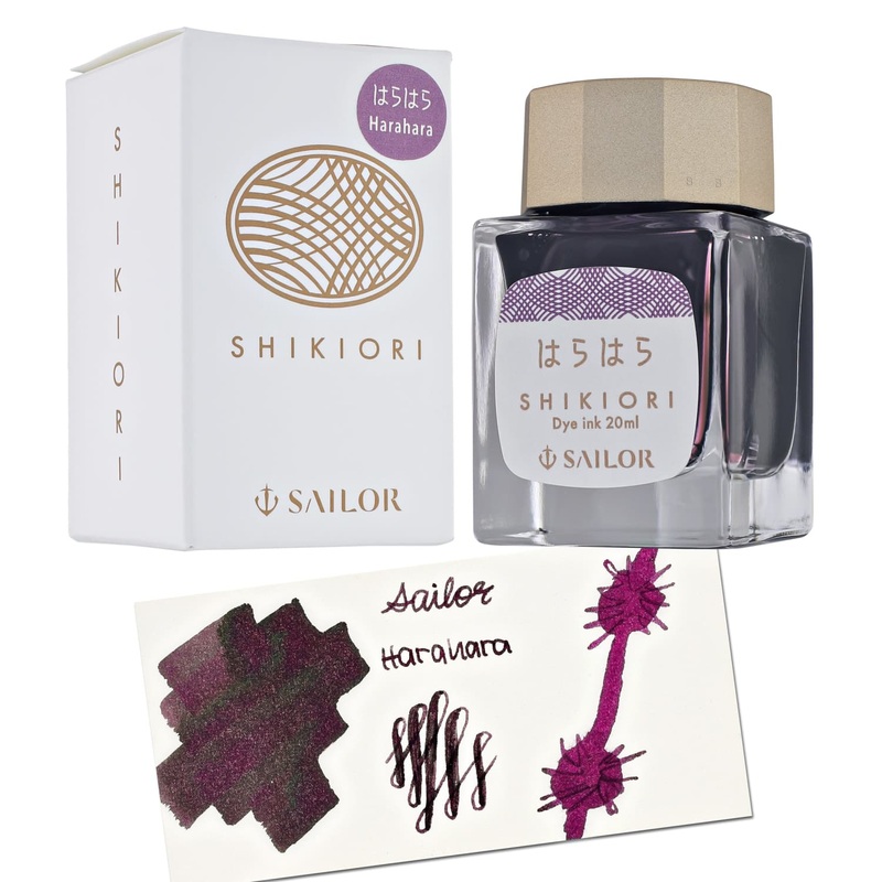 Sailor Shikiori Sound of Rain Bottled Ink in Harahara (Drizzle) – 20 mL